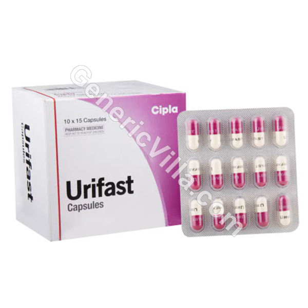 Urifast 100mg Capsule (Nitrofurantoin) Generic Villa