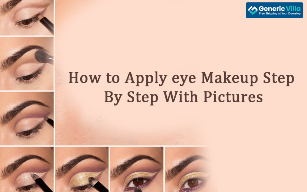 how to apply eye makeup step by step with pictures
