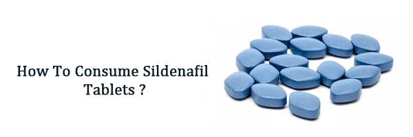 How to consume sildenafil tablets