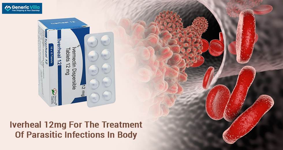 Iverheal 12mg For The Treatment Of Parasitic Infections In Body