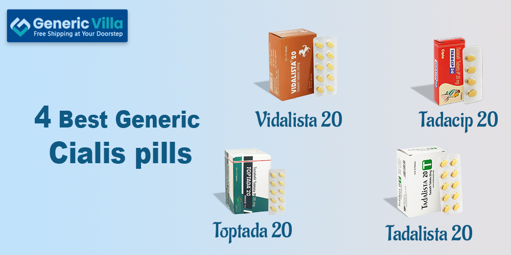 4 Best Generic Cialis pills