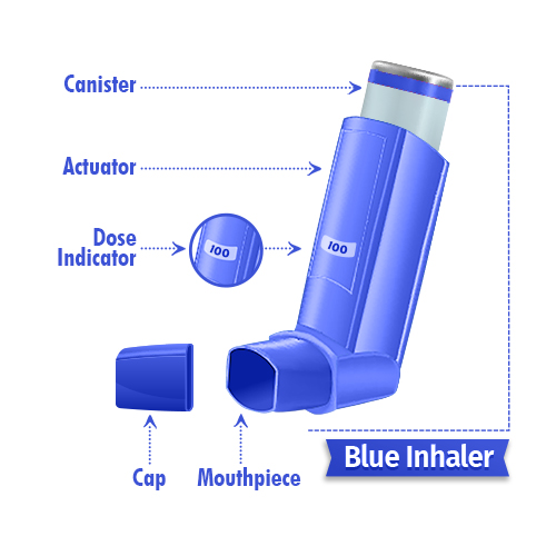 Blue Inhaler