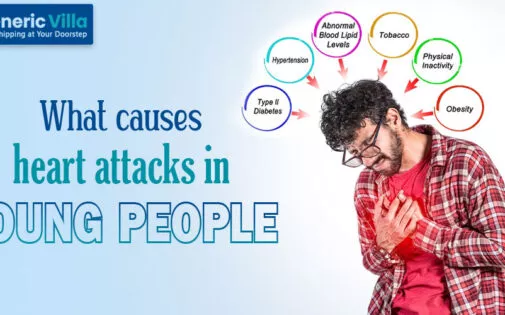 What causes heart attacks in young people