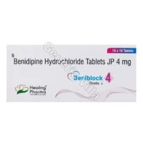 Benidipine 4mg Tablet (Beniblock)